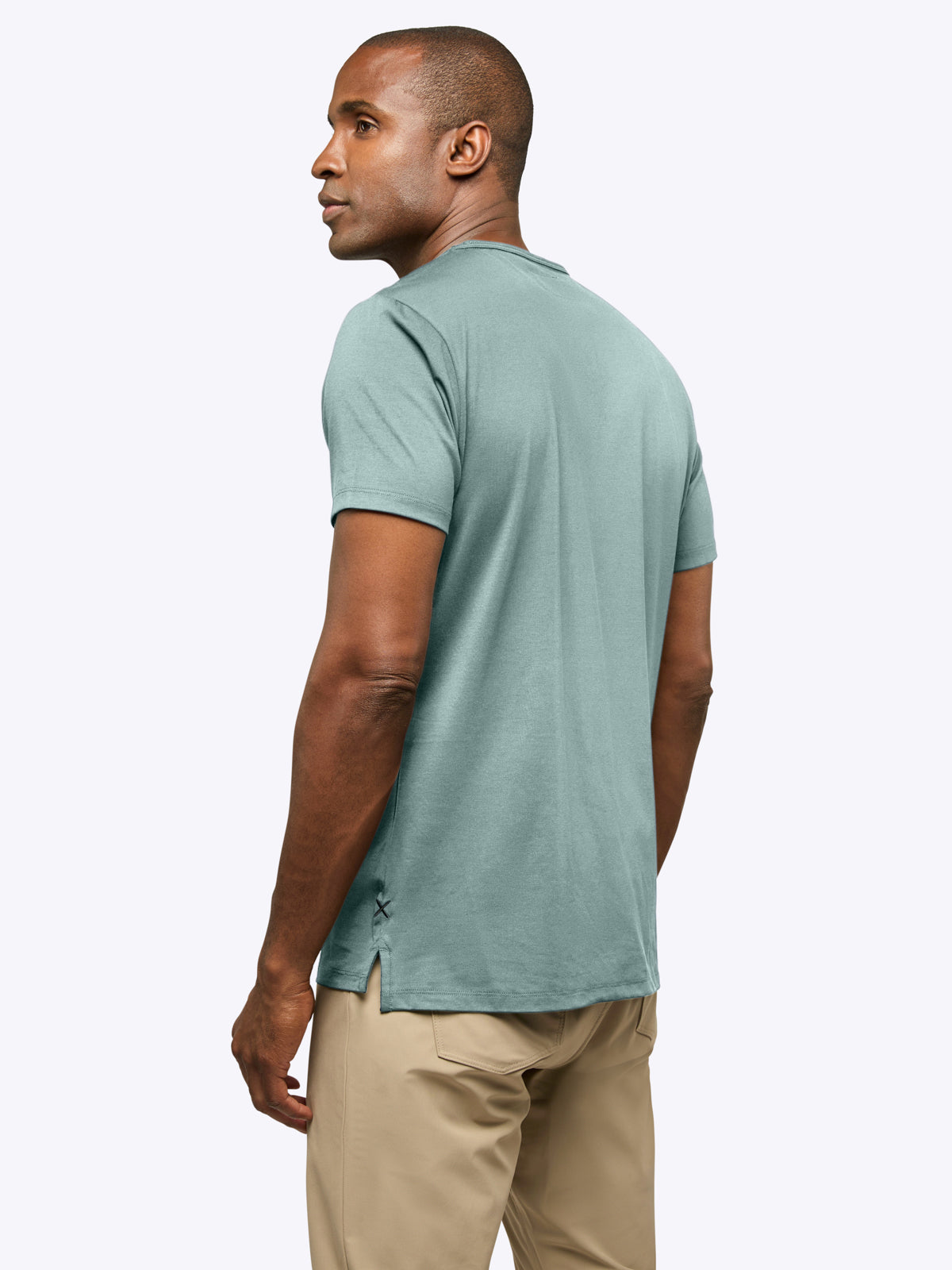 AO Split-Hem Tee | Stormy Sea Signature-Fit PYCA Pro®