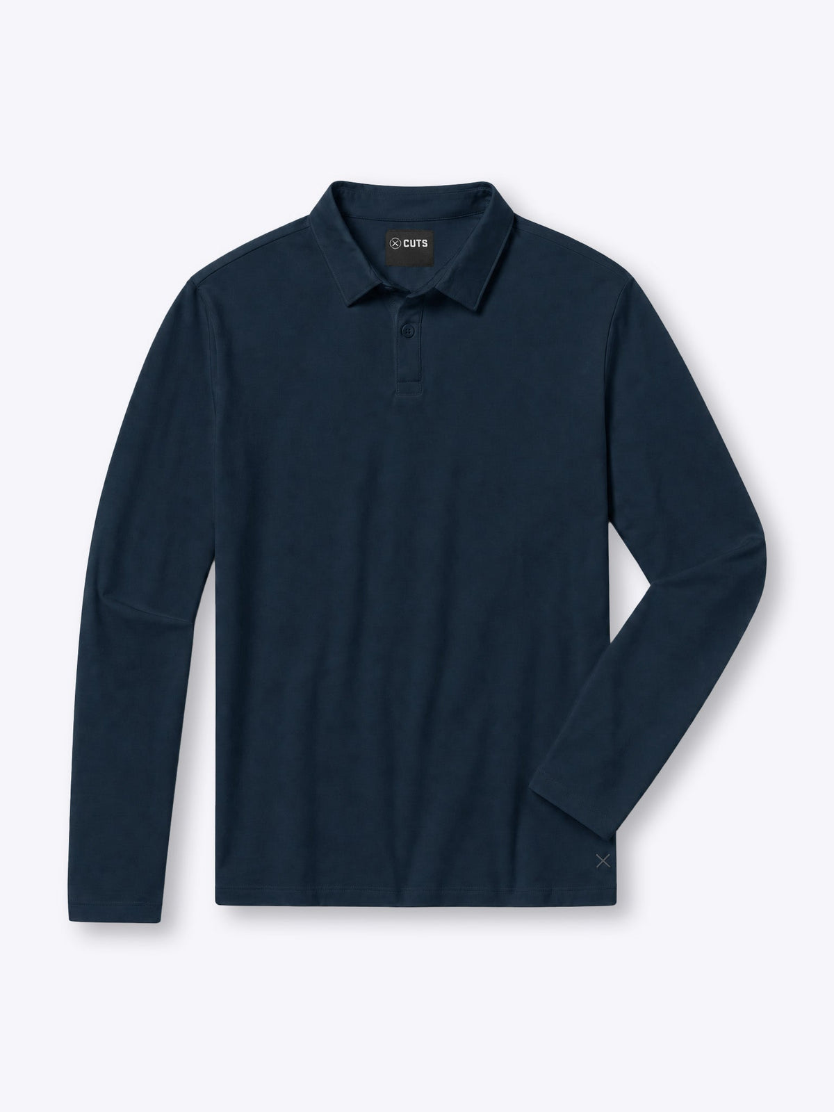 AO Long Sleeve Polo | Pacific Blue Signature-Fit PYCA Pro®