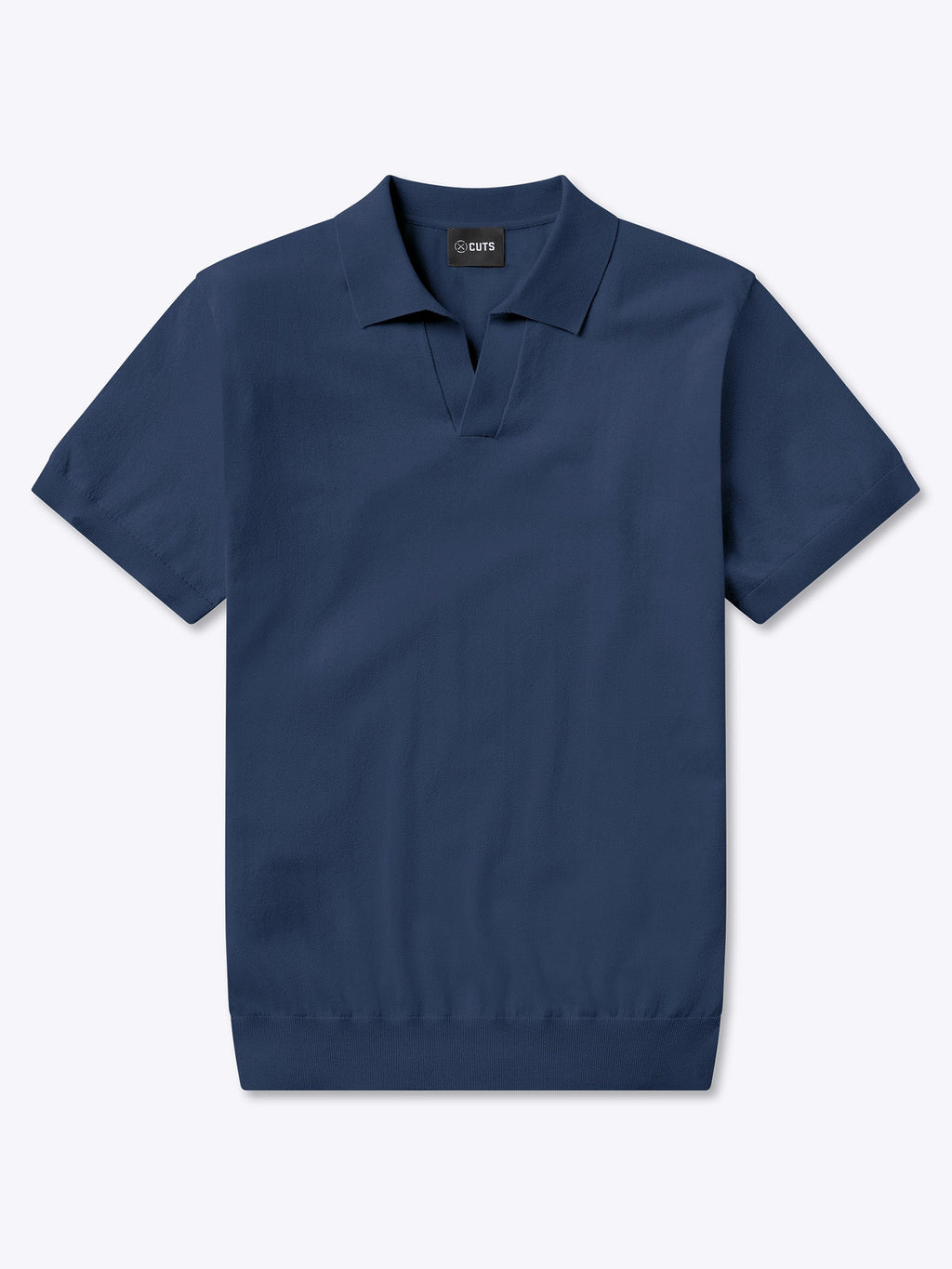 Riviera Knit Polo | Pacific Blue Signature-Fit