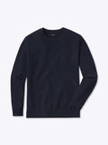 Riviera Knit Longe Sleeve Textured Tee | Pacific Blue Signature-Fit