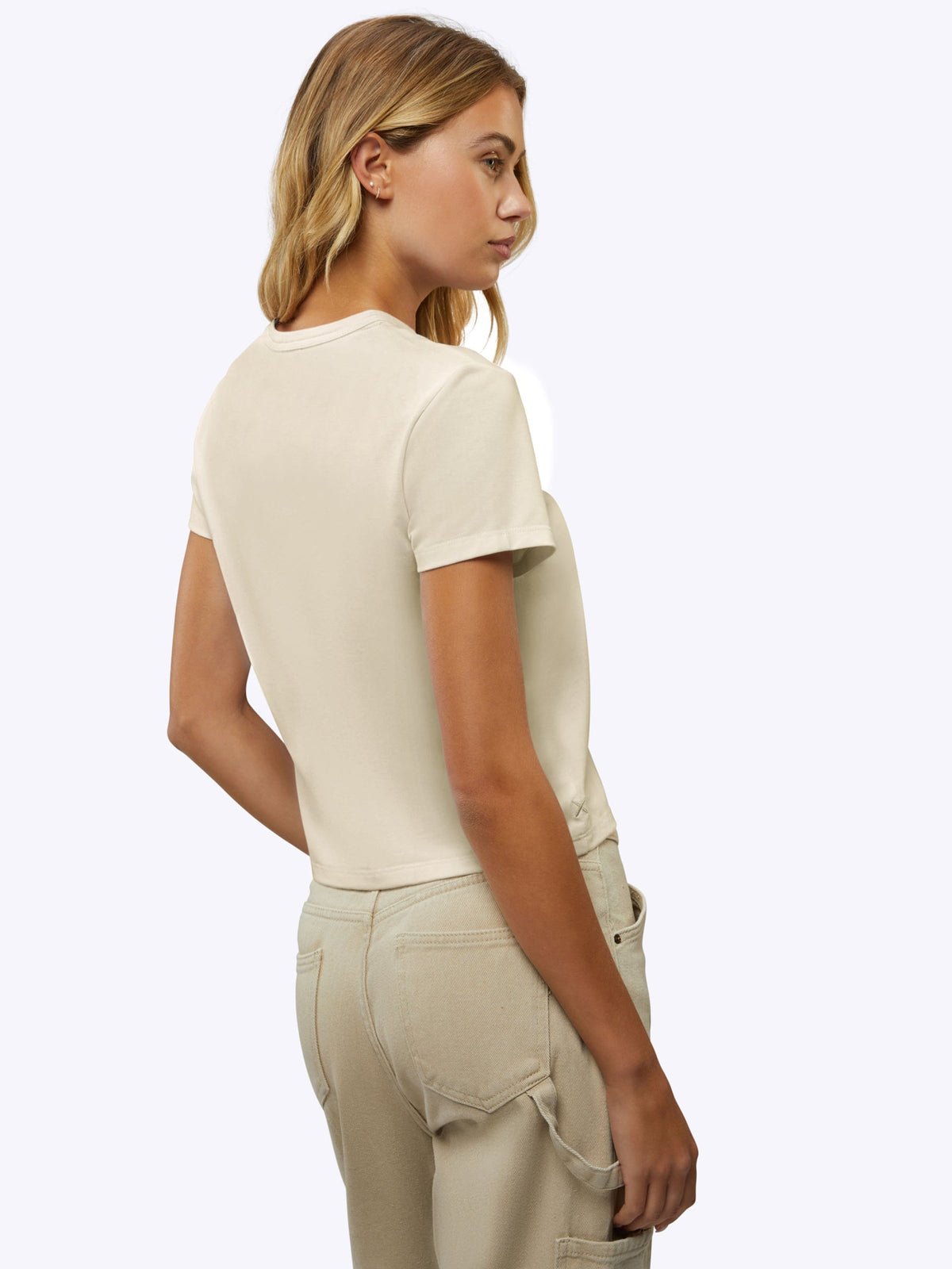 Almost Friday Tee | Ivory Classic-fit PYCA Pro®