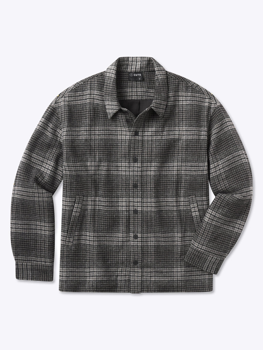 Horizon Tweed Shacket | Steel Plaid Classic-Fit