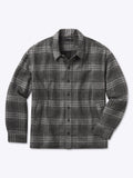 Horizon Tweed Shacket | Steel Plaid Classic-Fit