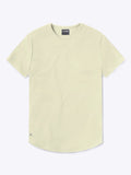 AO Curve-Hem Tee | Oyster White Signature-Fit PYCA Pro®