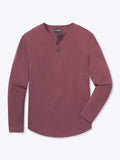 AO Long Sleeve Henley Curve-Hem | Port Signature-fit PYCA Pro®