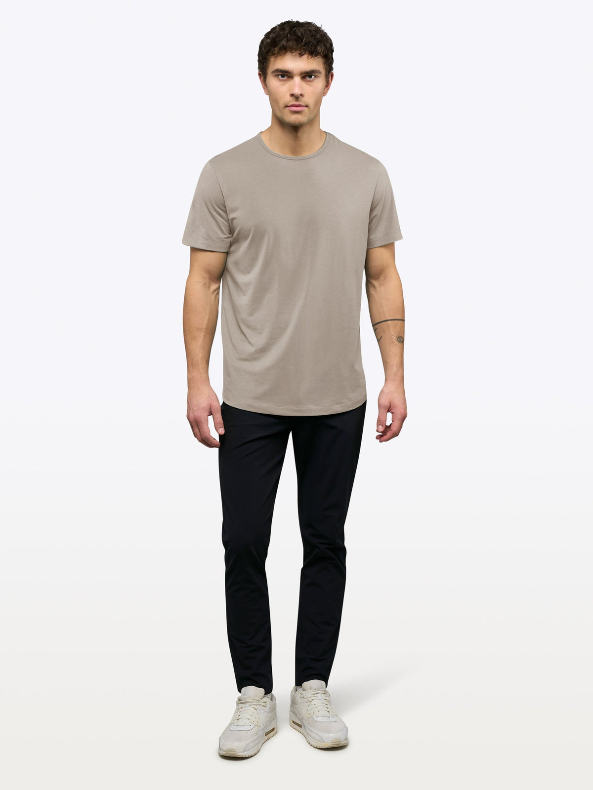 AO Curve-Hem Tee | Pure Cashmere Signature-Fit PYCA Pro®