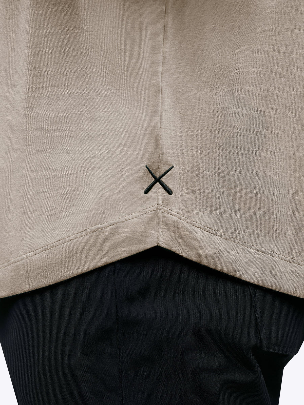 AO Curve-Hem Tee | Pure Cashmere Signature-Fit PYCA Pro®