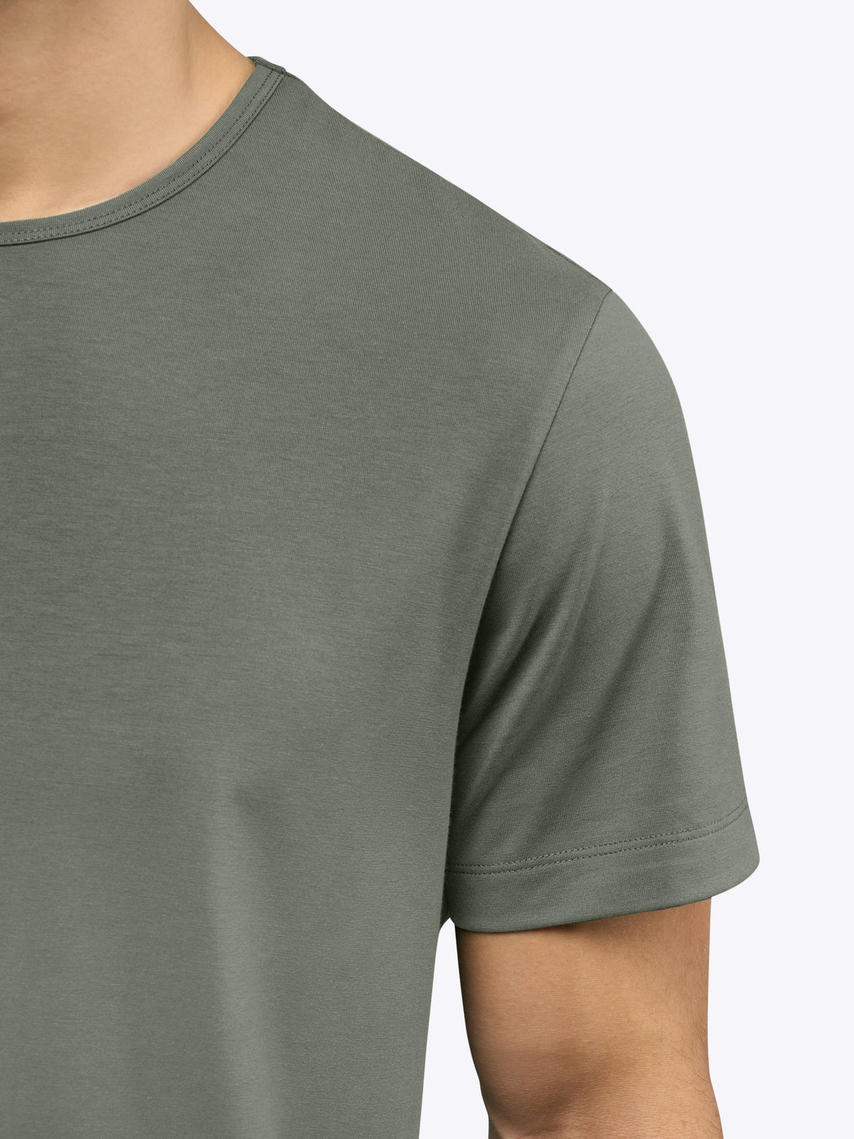 AO Curve-Hem Tee | Gunmetal Signature-Fit PYCA Pro®
