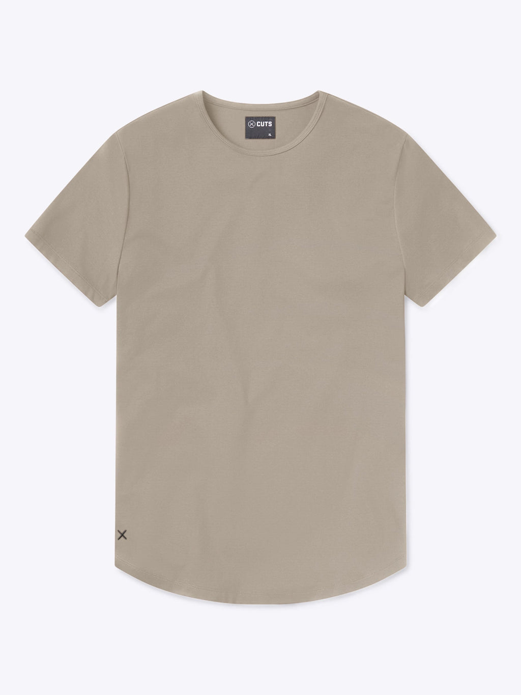 AO Curve-Hem Tee | Pure Cashmere Signature-Fit PYCA Pro®