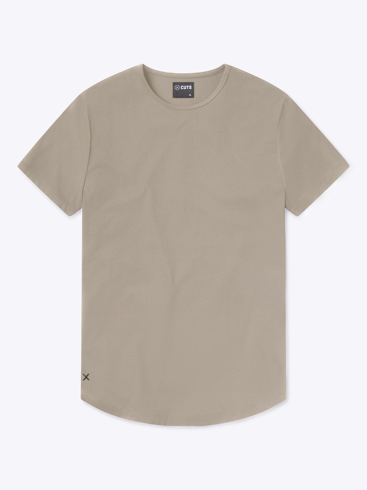 AO Curve-Hem Tee | Pure Cashmere Signature-Fit PYCA Pro®