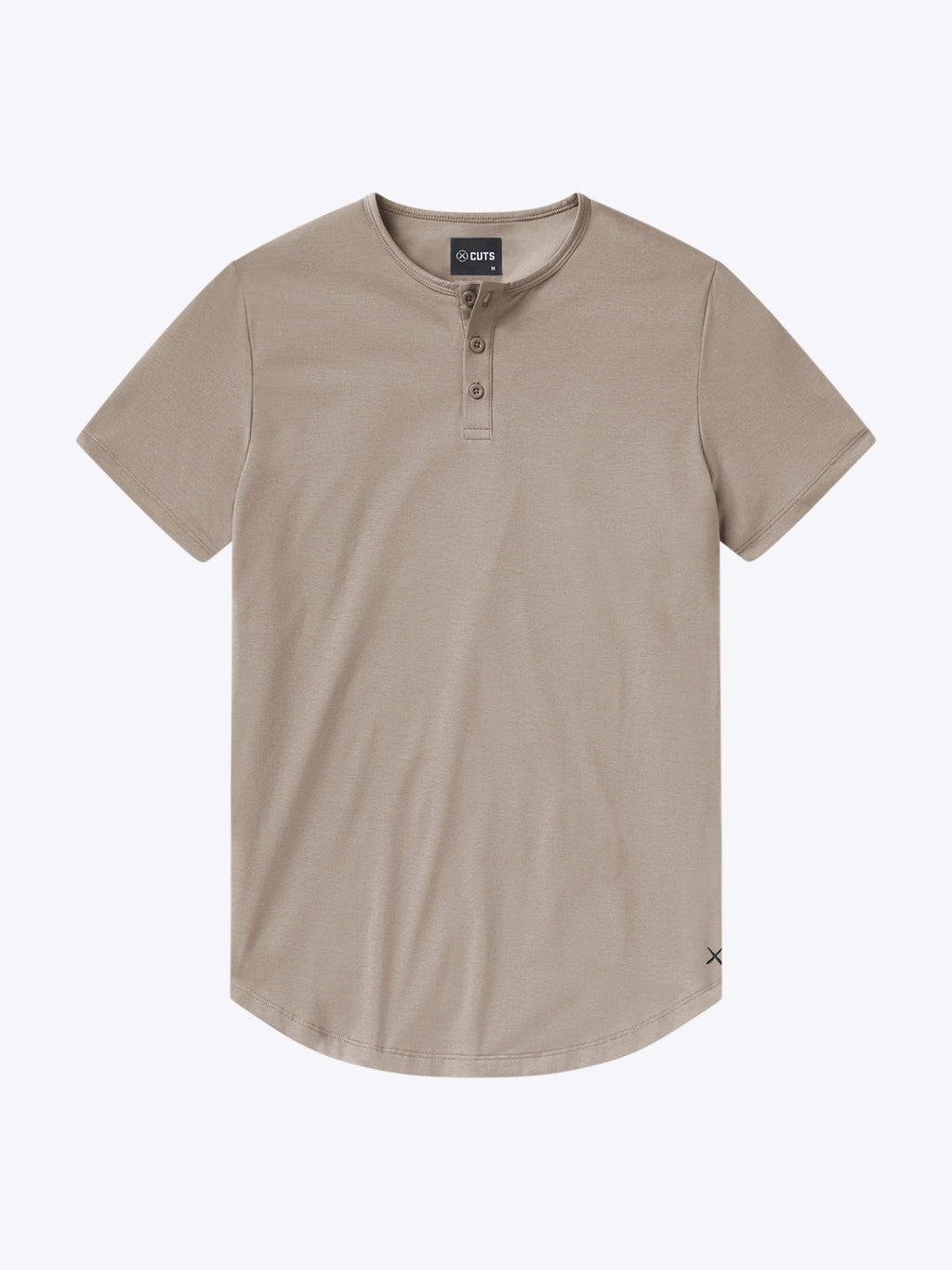 AO Henley Curve-Hem | Pure Cashmere Signature-Fit PYCA Pro®