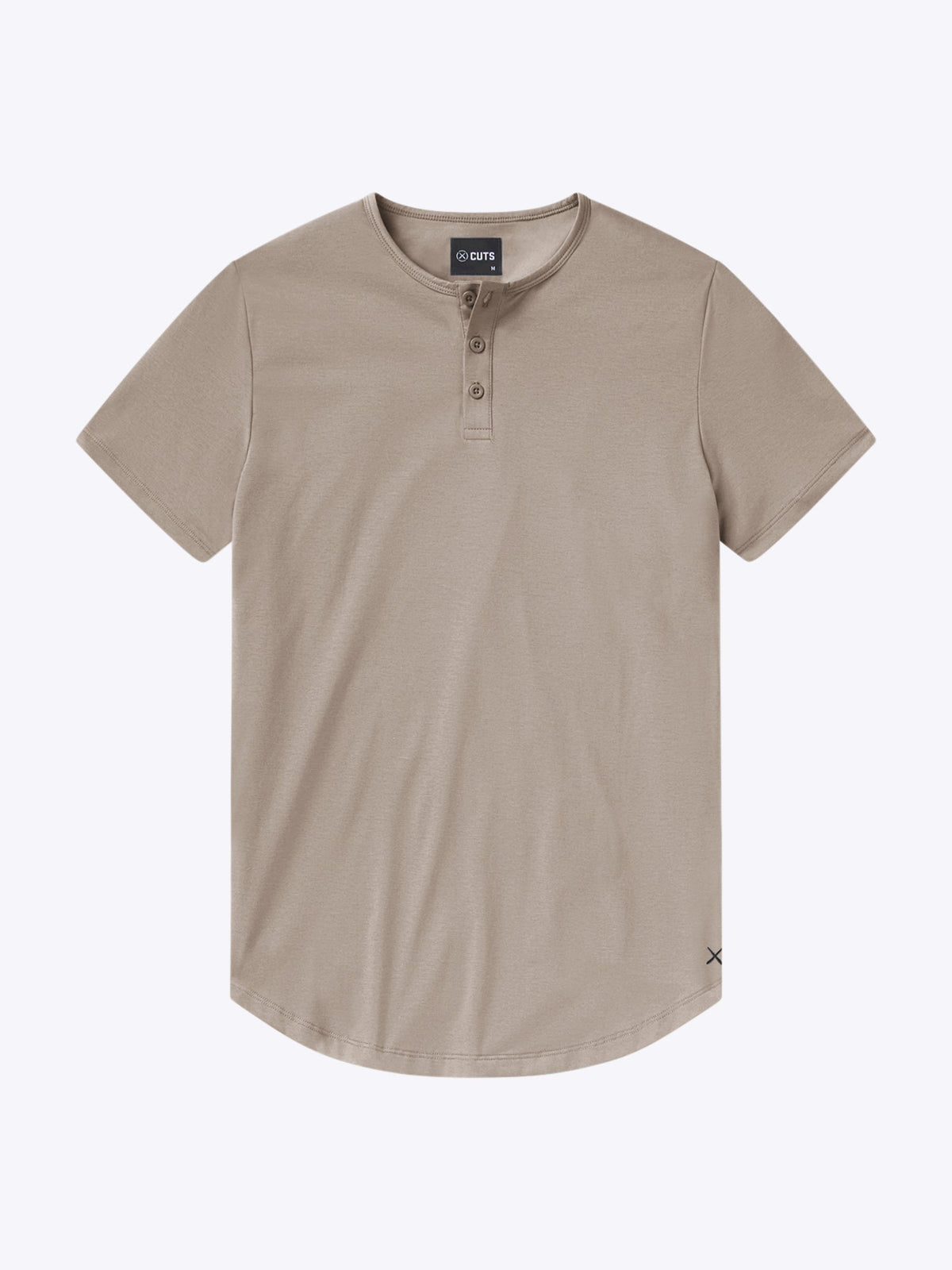 AO Henley Curve-Hem | Pure Cashmere Signature-Fit PYCA Pro®