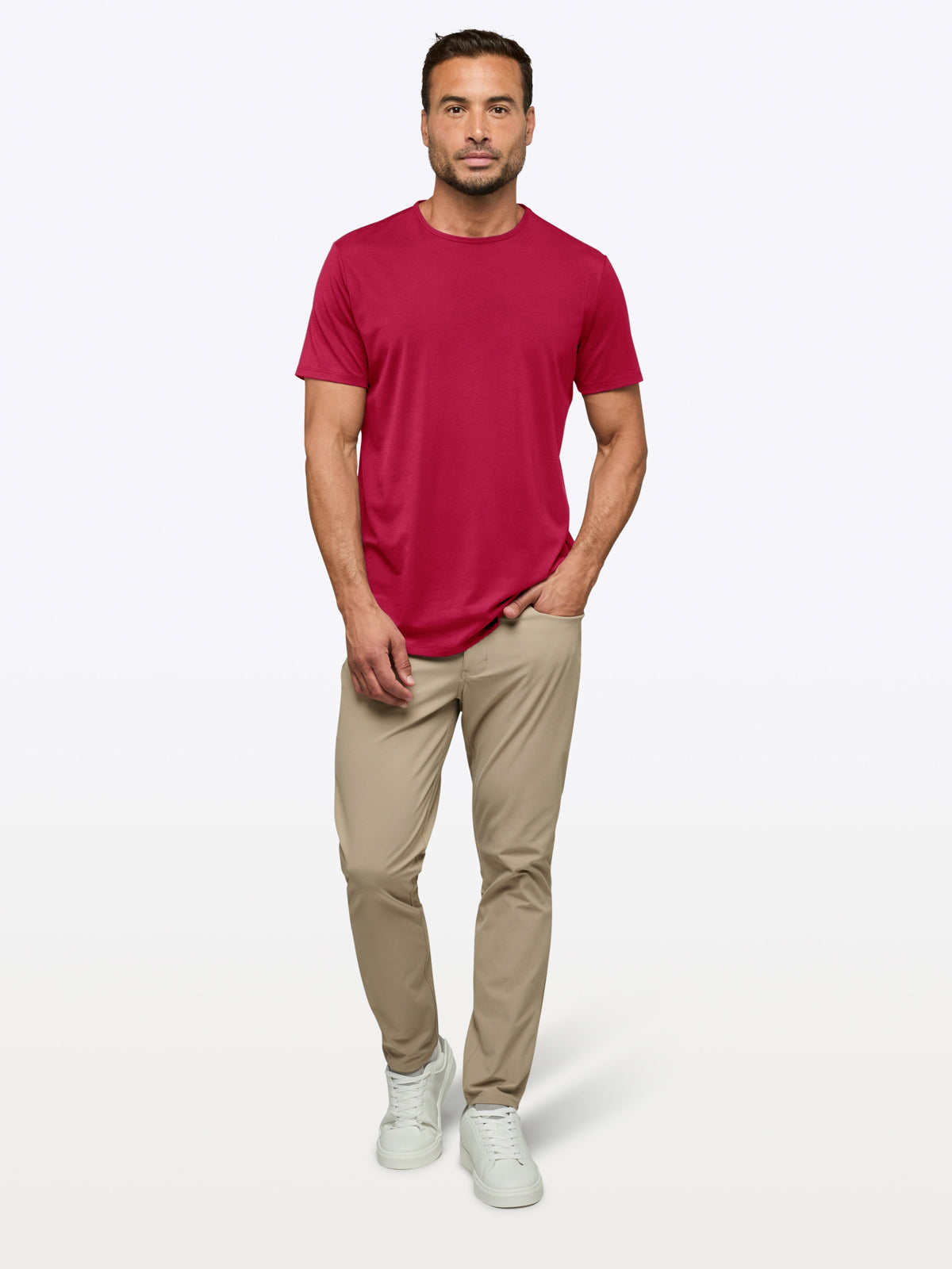 AO Curve-Hem Tee | Red Glory Signature-Fit PYCA Pro®