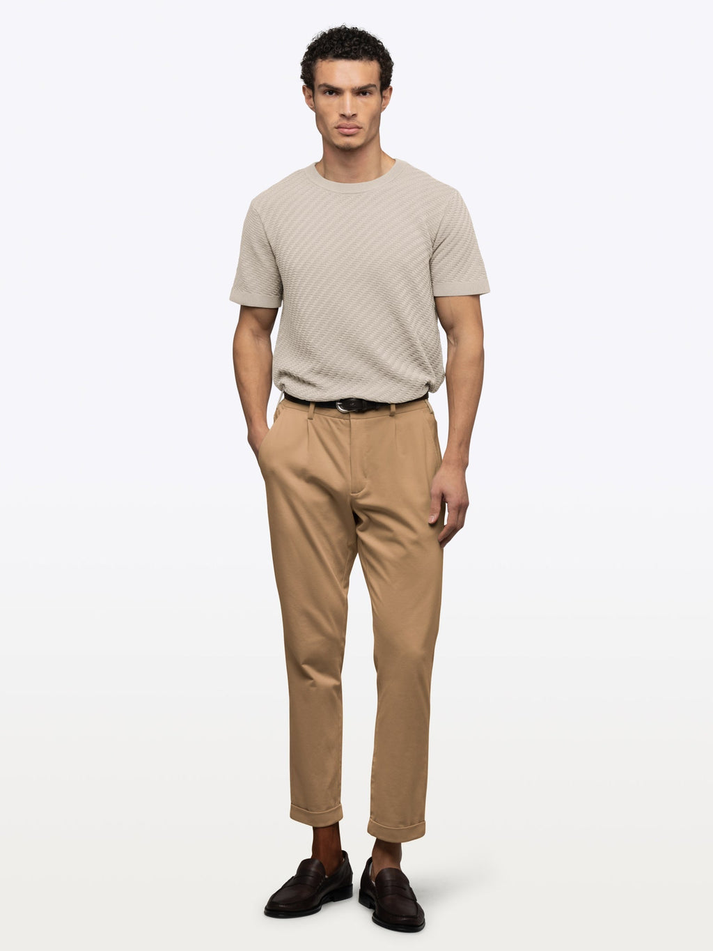 Soho Trouser | Saddle Classic-fit