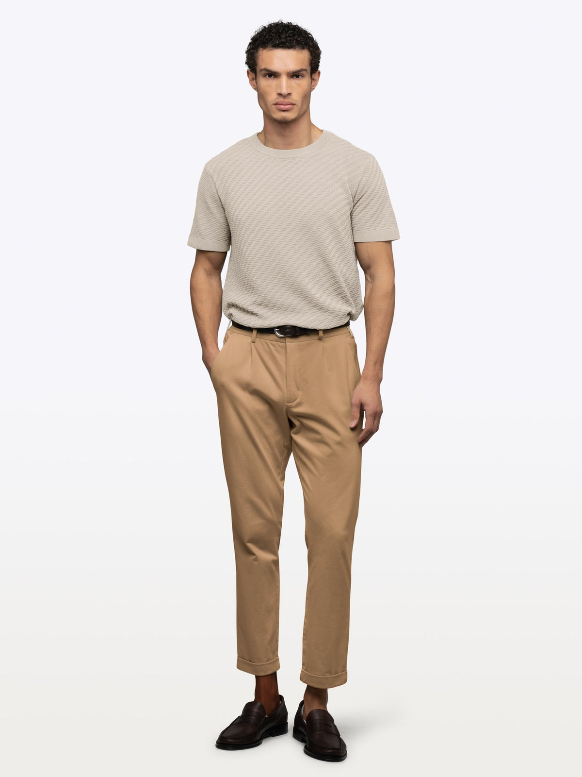 Soho Trouser | Saddle Classic-fit