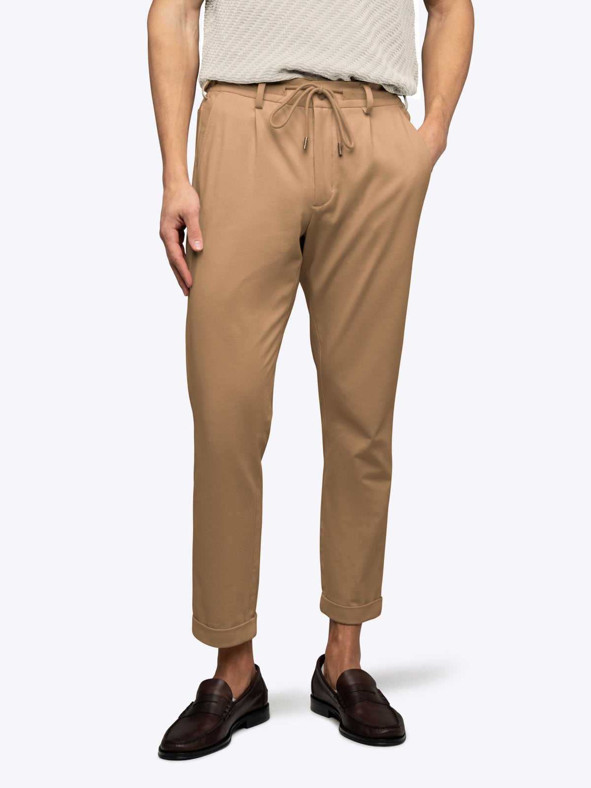 Soho Trouser | Saddle Classic-fit