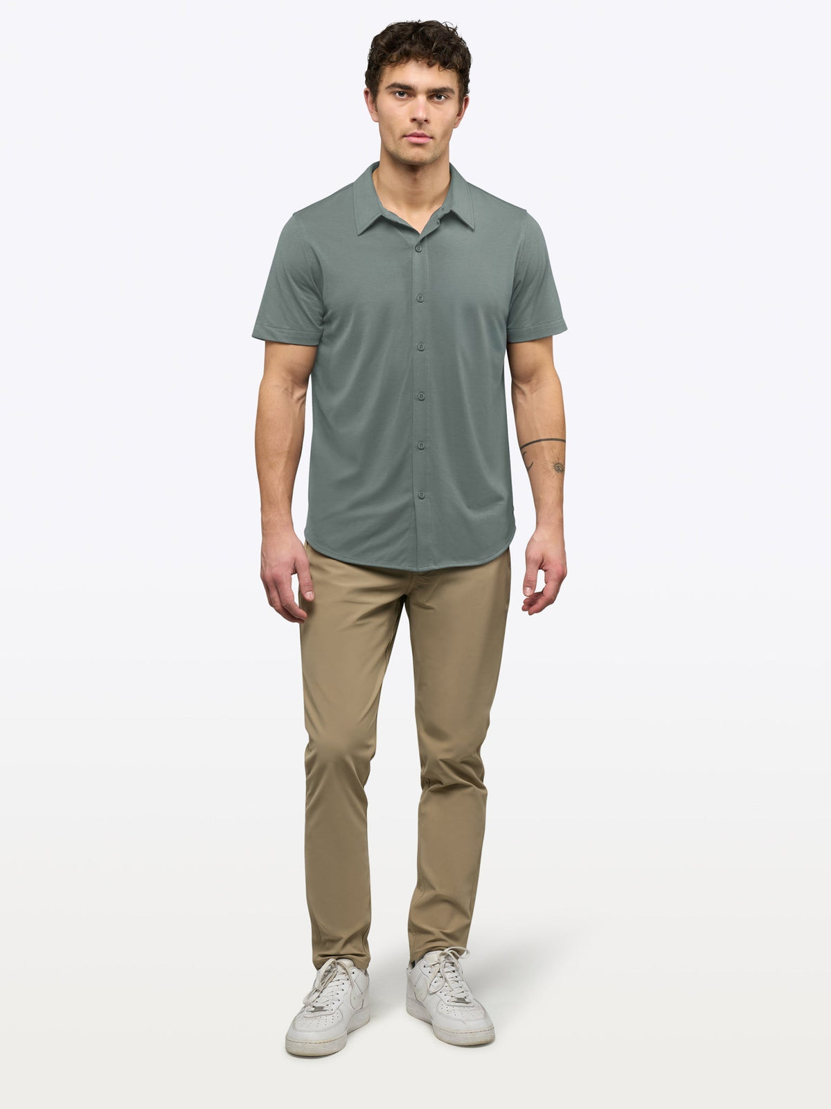 AO Button Up | Sage Signature-Fit PYCA Pro®