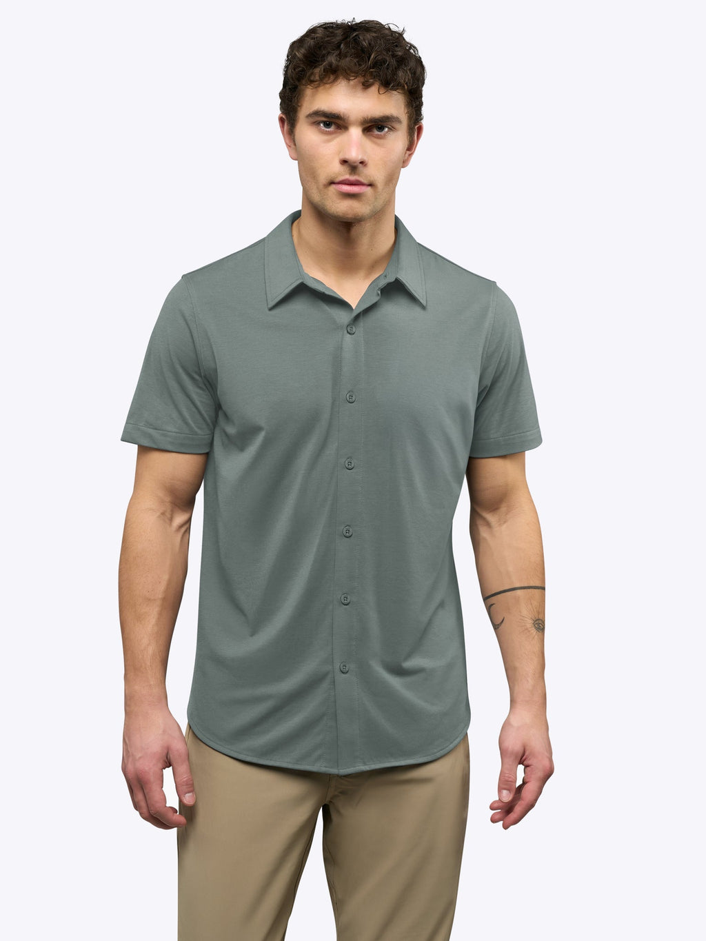 AO Button Up | Sage Signature-Fit PYCA Pro®