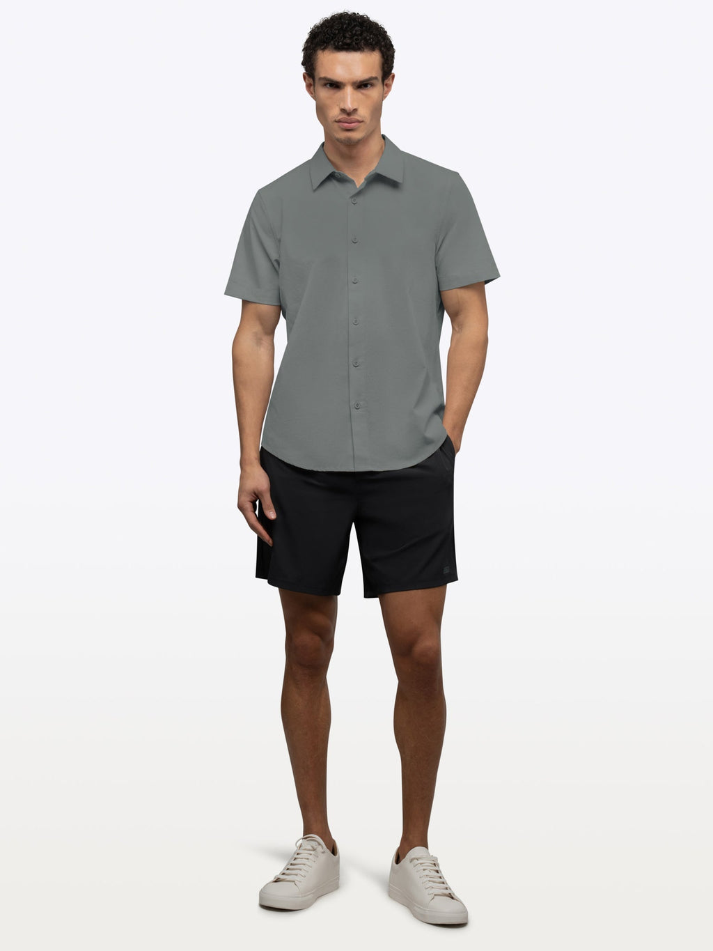 Crossover Button Up | Sage Signature Fit