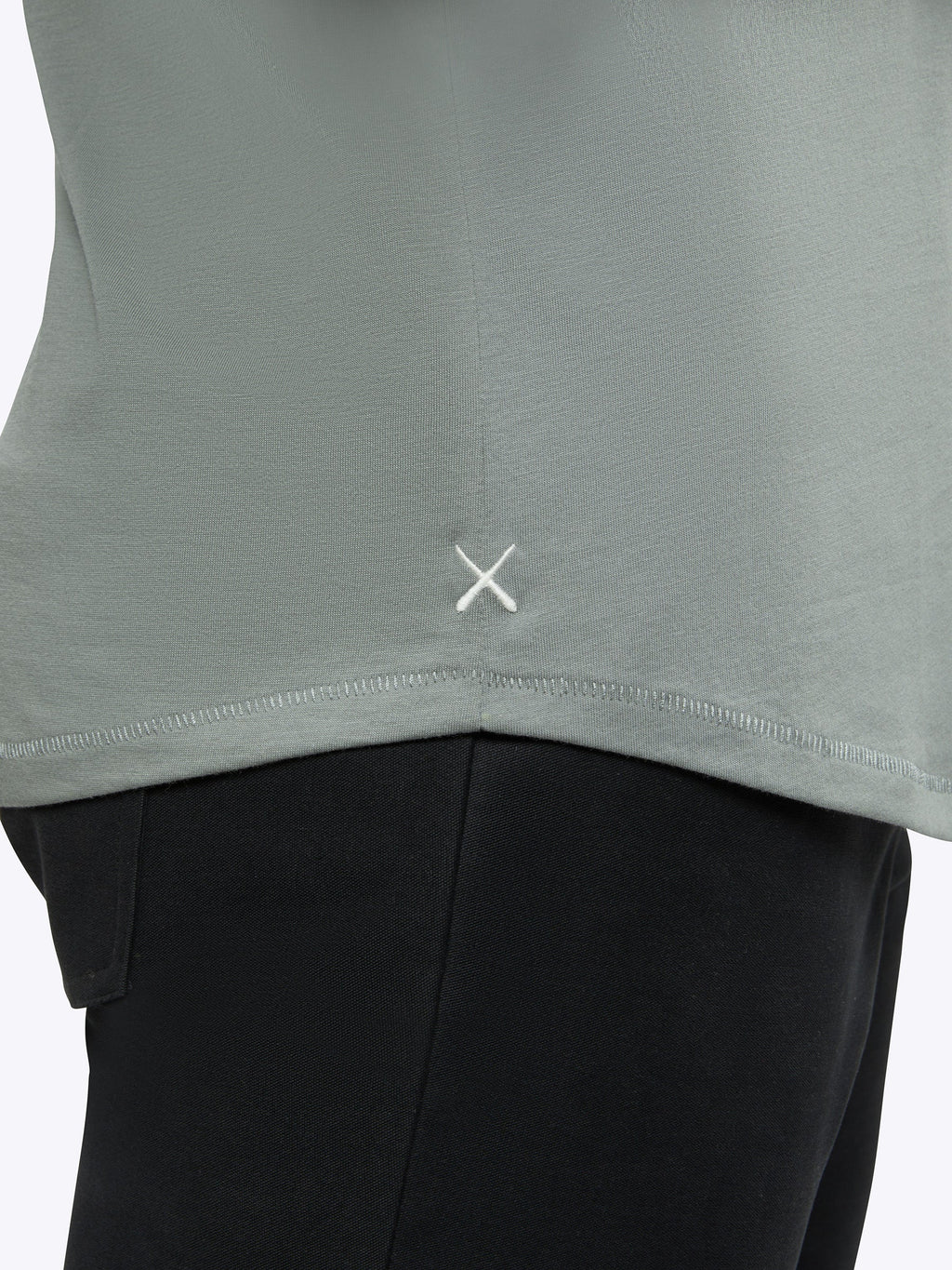 Featherlight Pima Tee | Sage Signature-fit