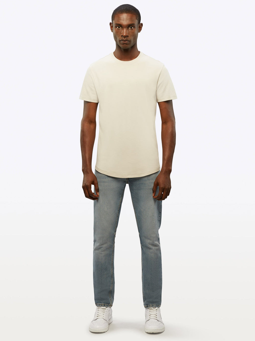 Interknit Pima Cotton Tee | Sand Dune Signature-fit Signature-Fit