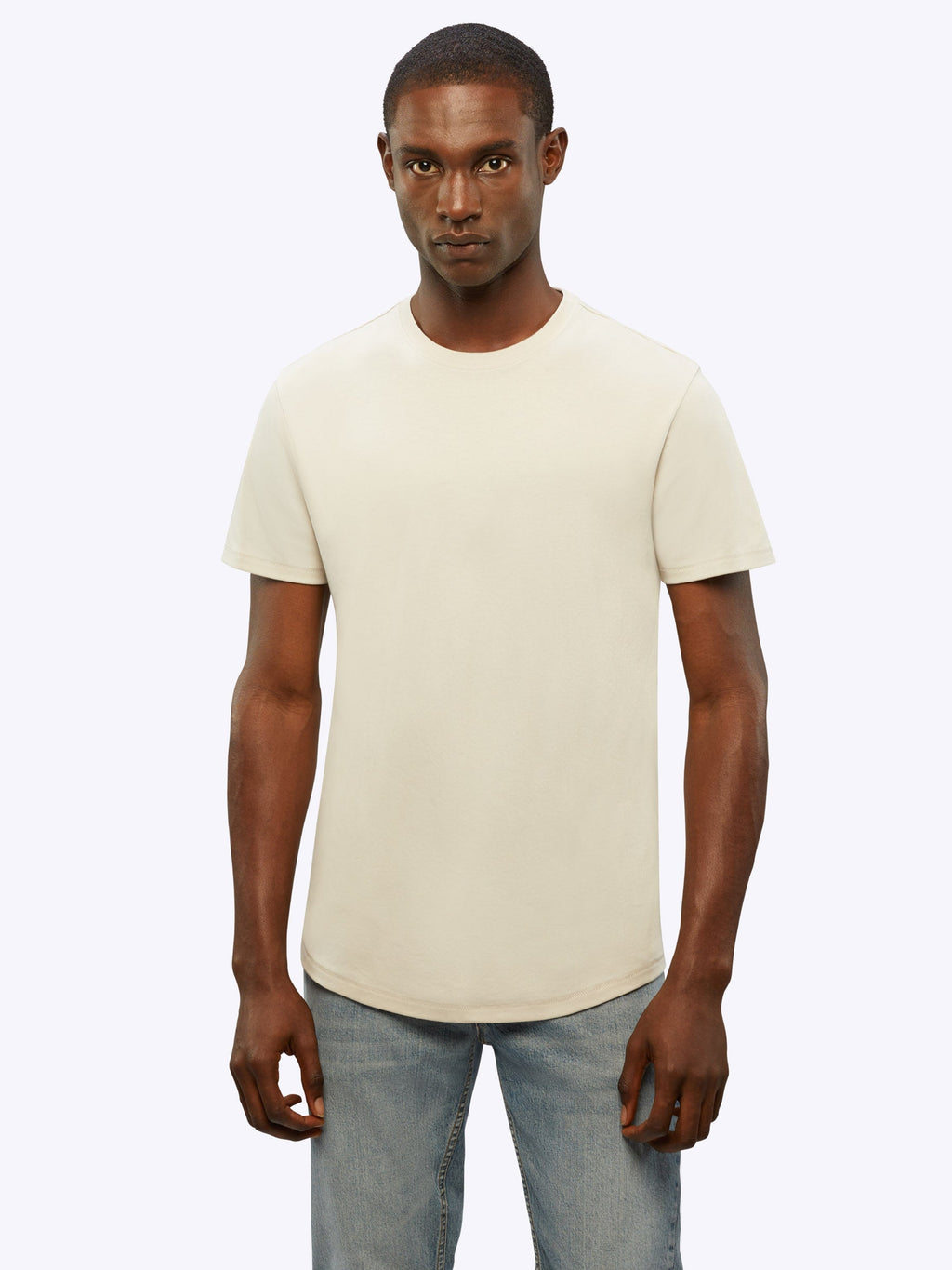 Interknit Pima Cotton Tee | Sand Dune Signature-fit Signature-Fit