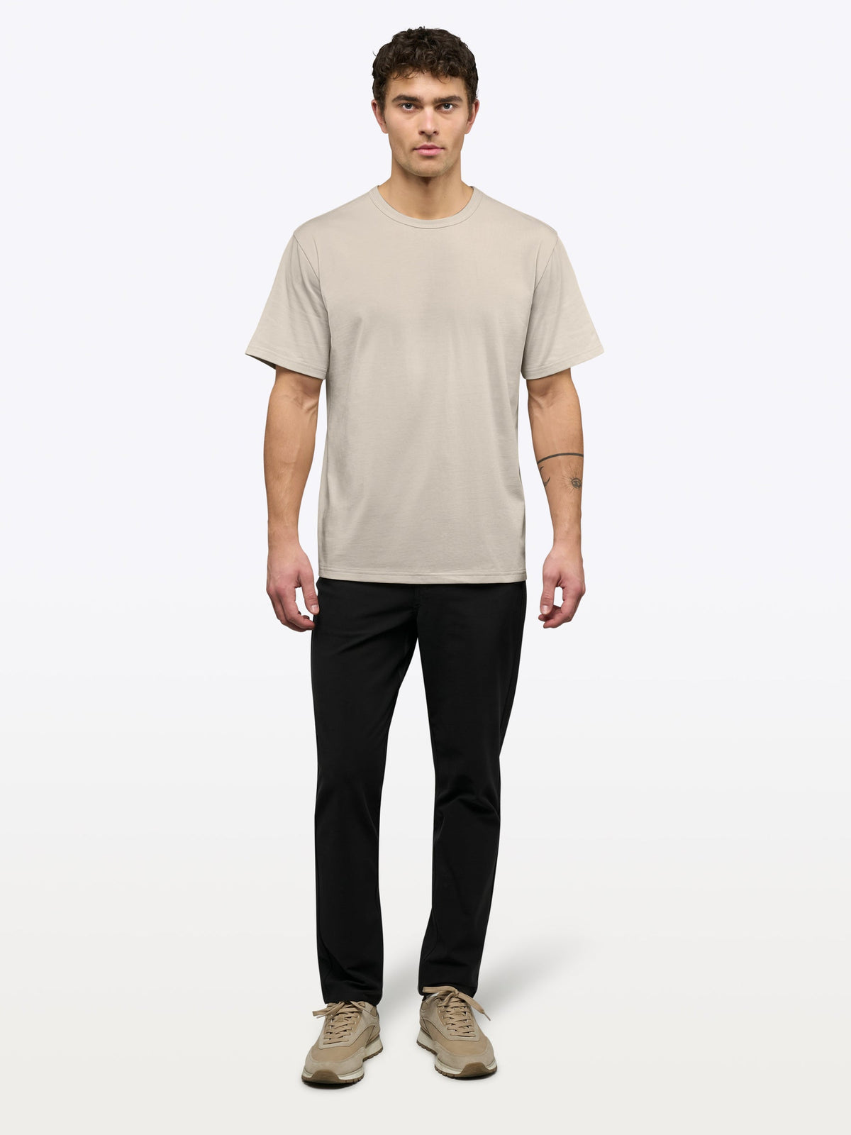 Overtime Oversized Tee | Sand Dune Relaxed-Fit