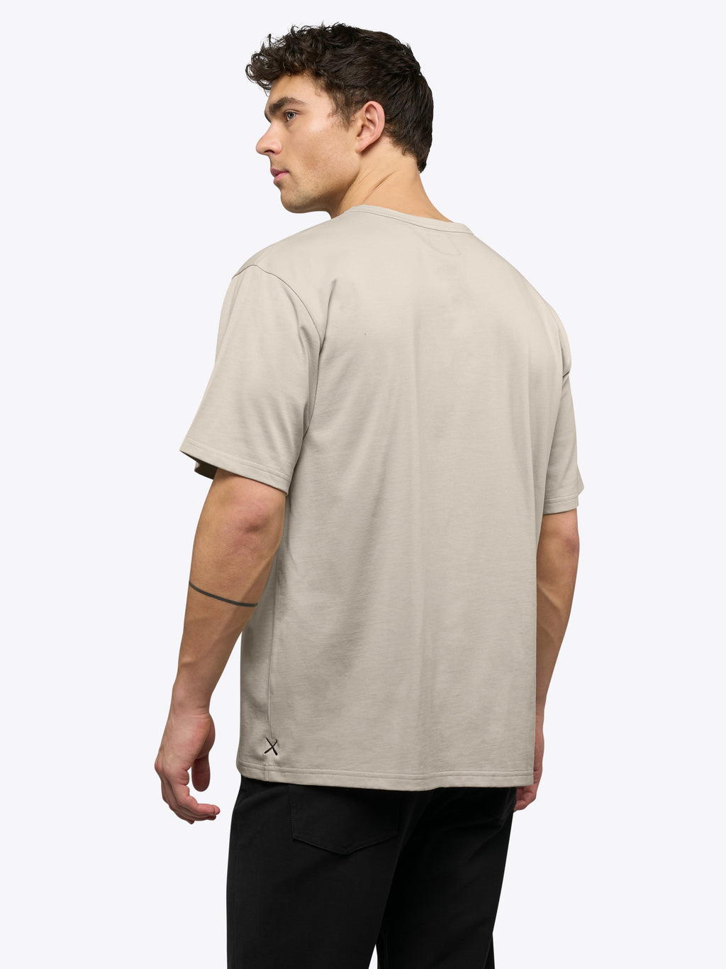Overtime Oversized Tee | Sand Dune Relaxed-Fit