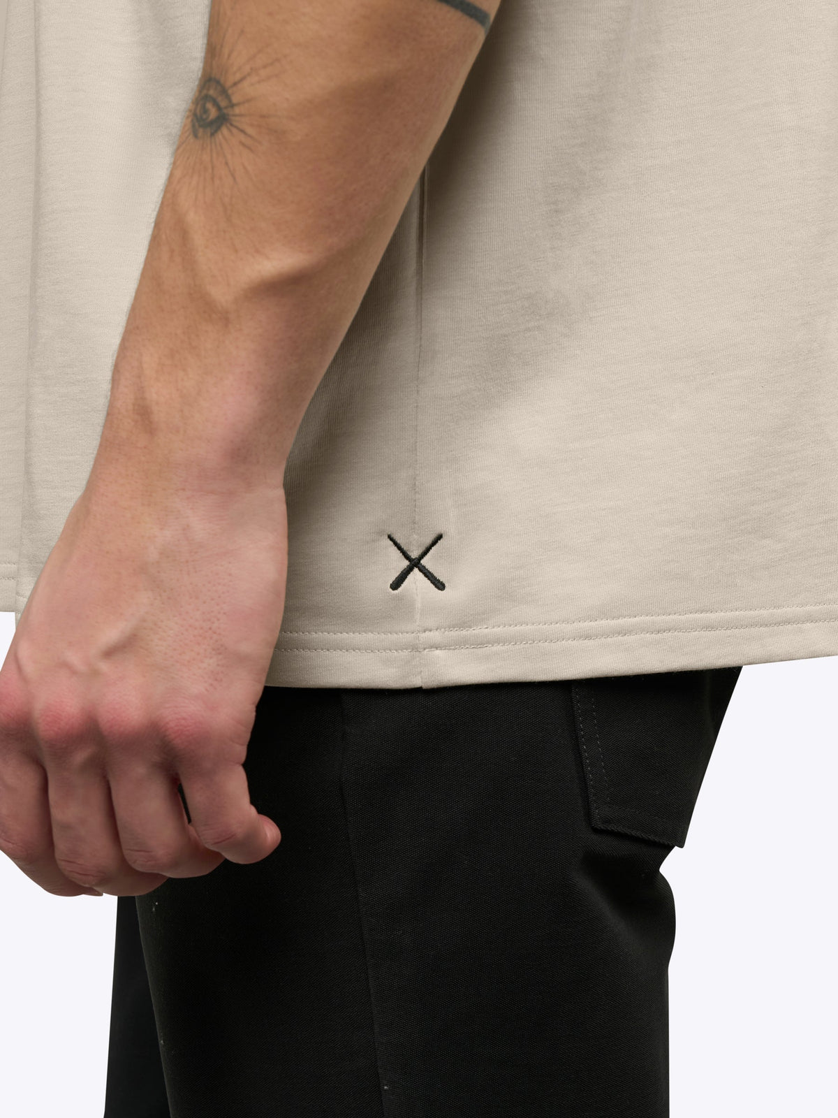 Overtime Oversized Tee | Sand Dune Relaxed-Fit