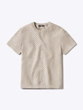 Riviera Knit Textured Tee | Sand Dune Signature-Fit