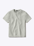 Riviera Knit Textured Tee | Morning Dove Signature-Fit