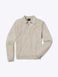 Riviera Knit Long Sleeve Polo | Sand Dune Signature-Fit