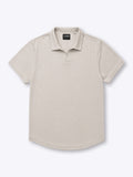 SoHo Ribbed Polo | Sand Dune Signature-Fit