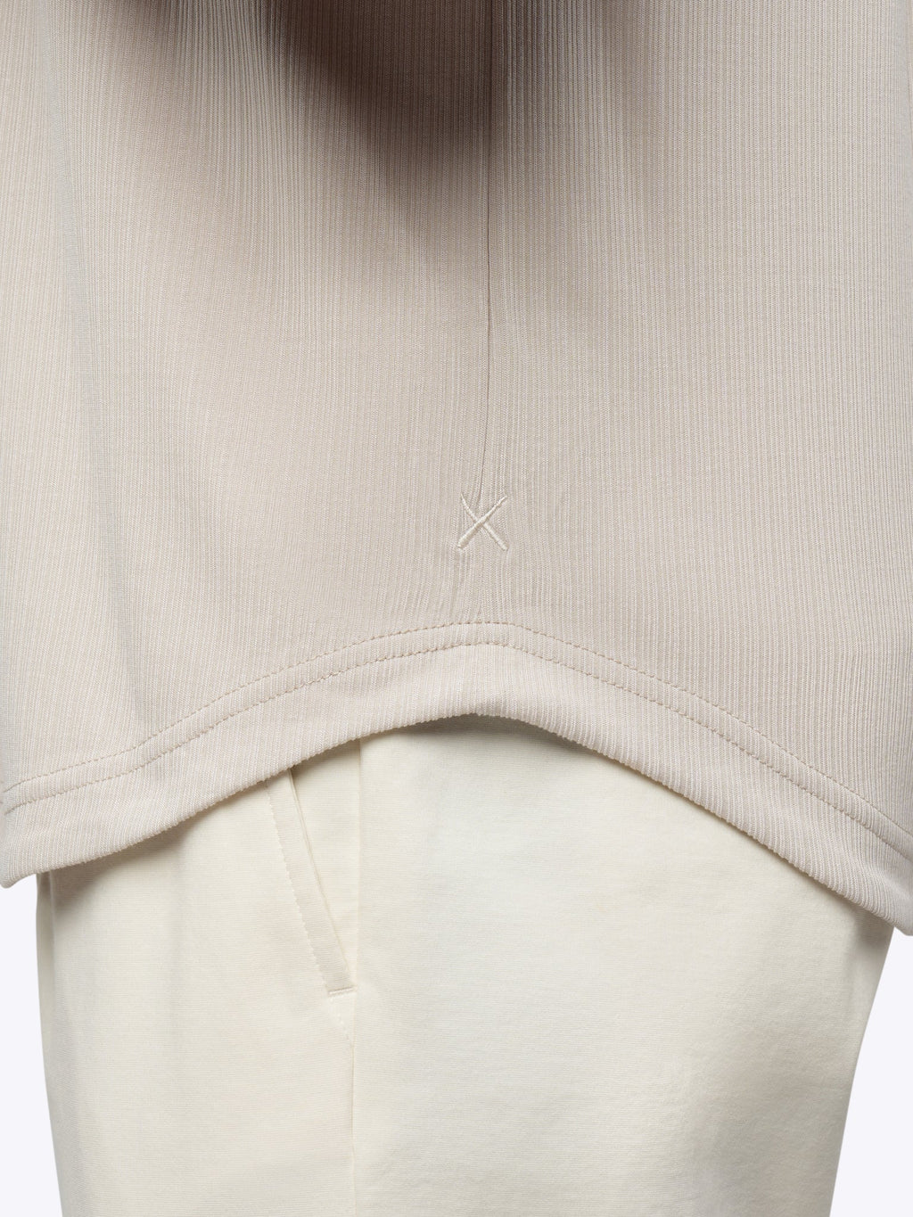 SoHo Ribbed Polo | Sand Dune Signature-Fit