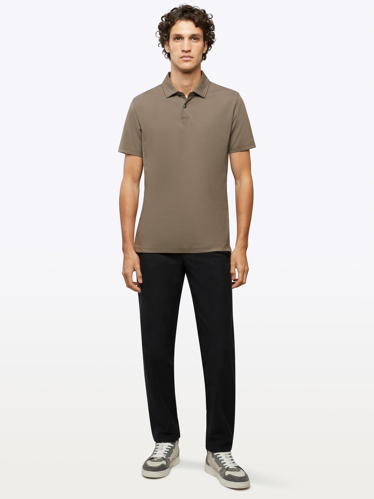 COZ Polo Split-Hem | Shadow Signature-Fit