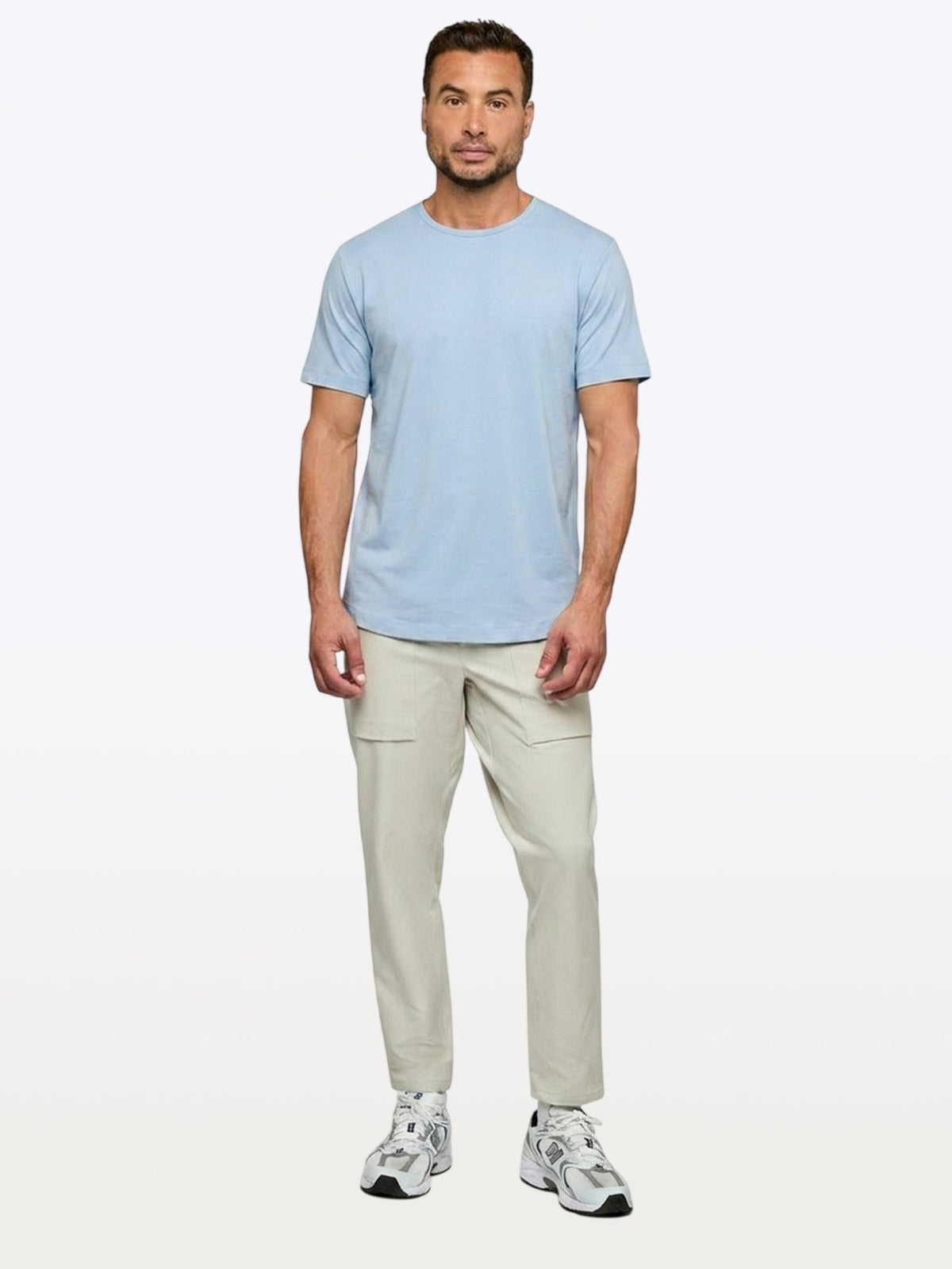 AO Curve-Hem Tee | Sky Signature-fit PYCA Pro®