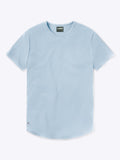 AO Curve-Hem Tee | Sky Signature-fit PYCA Pro®