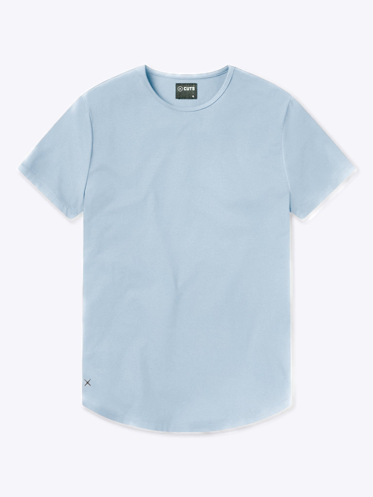 AO Curve-Hem Tee | Sky Signature-fit PYCA Pro®
