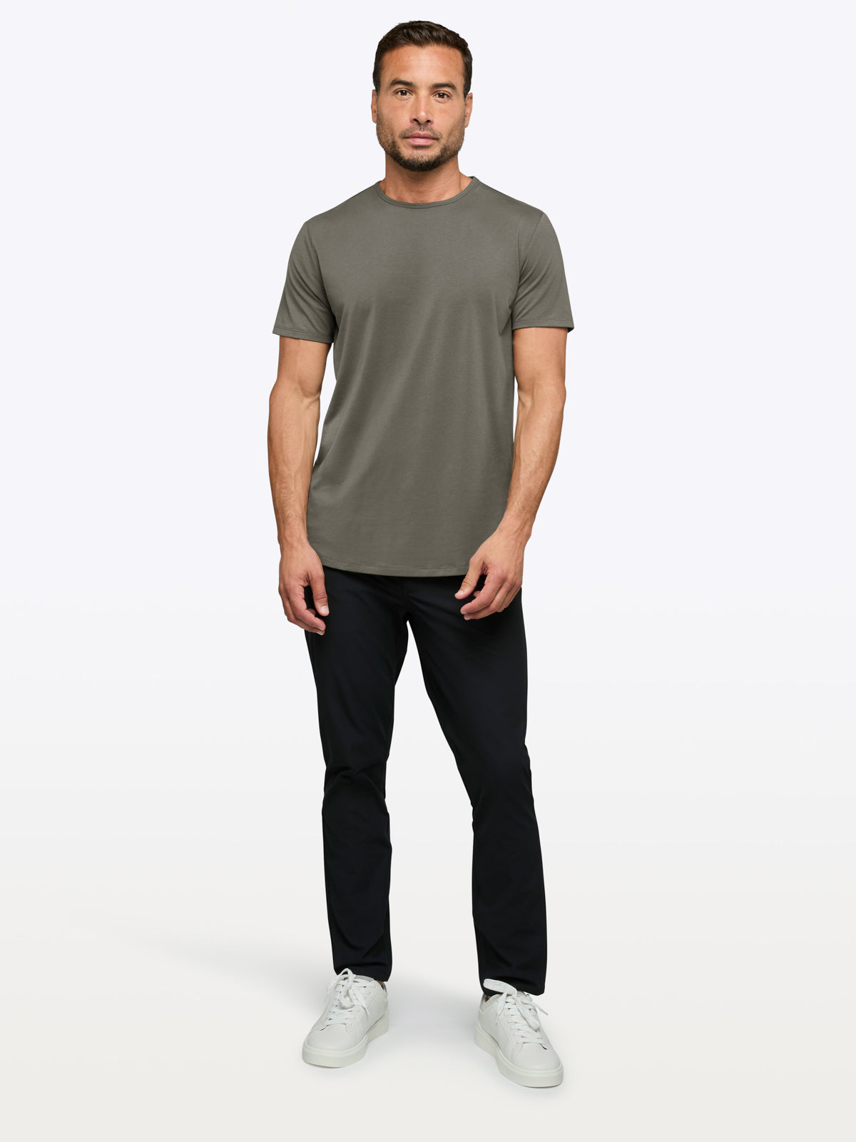 AO Curve-Hem Tee | Slate Signature-fit PYCA Pro®