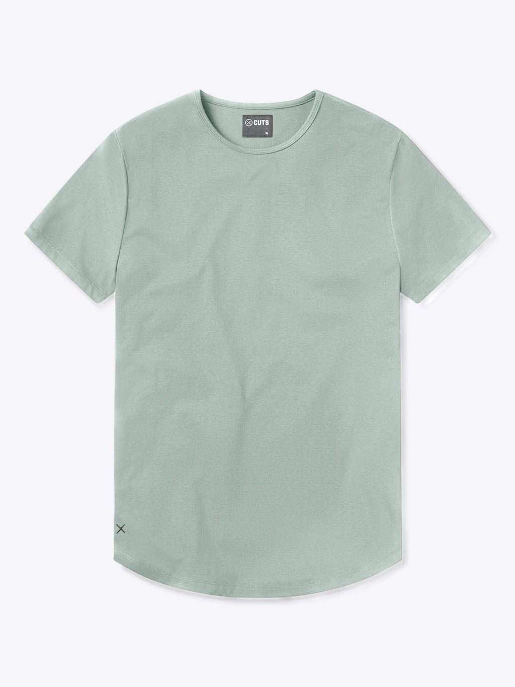 AO Curve-Hem Tee | Slate Grey Signature-Fit PYCA Pro®