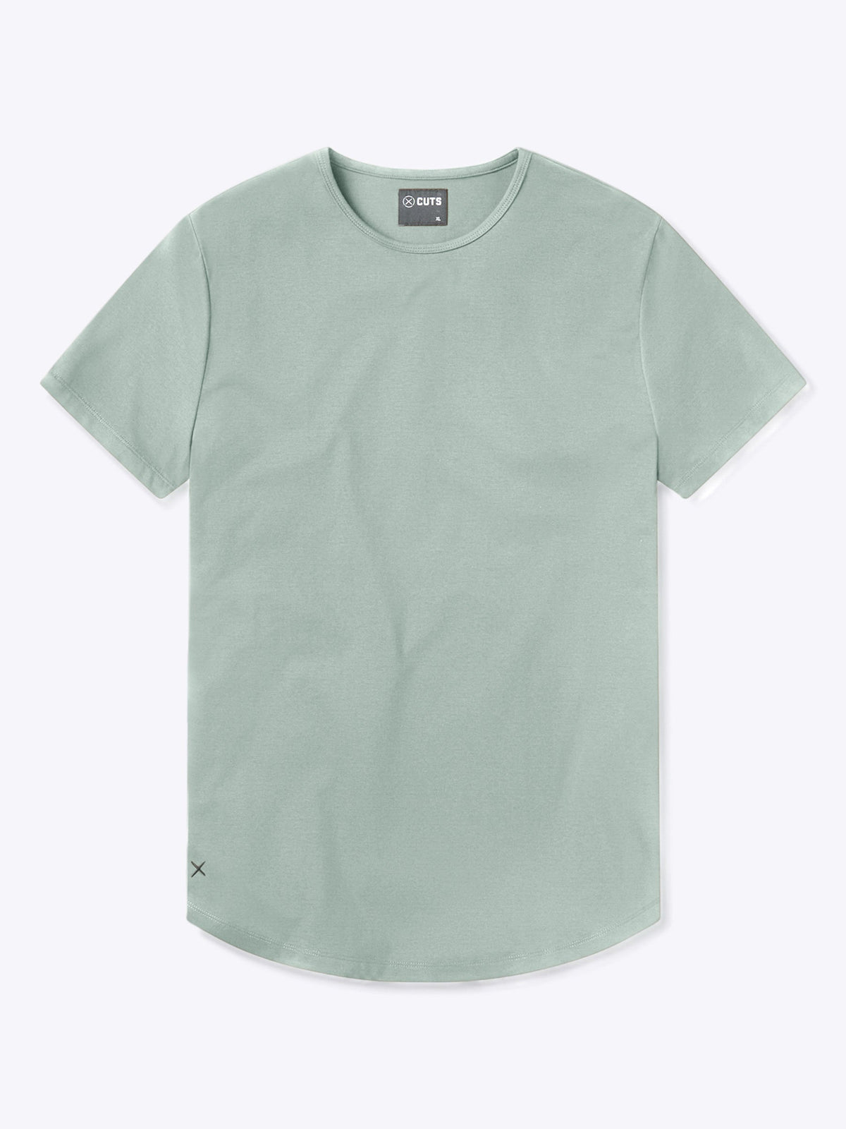AO Curve-Hem Tee | Slate Grey Signature-Fit PYCA Pro®