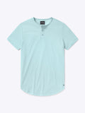 AO Henley Curve-Hem Tee | Sterling Blue Signature-Fit PYCA Pro®