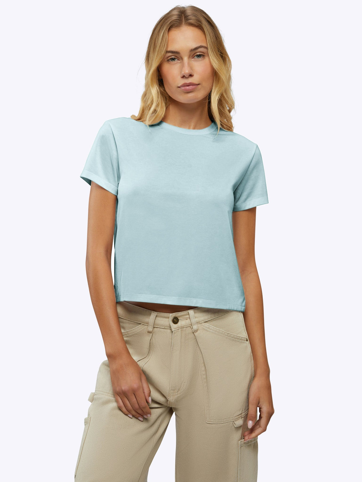 Almost Friday Tee | Sterling Blue Classic-fit PYCA Pro®