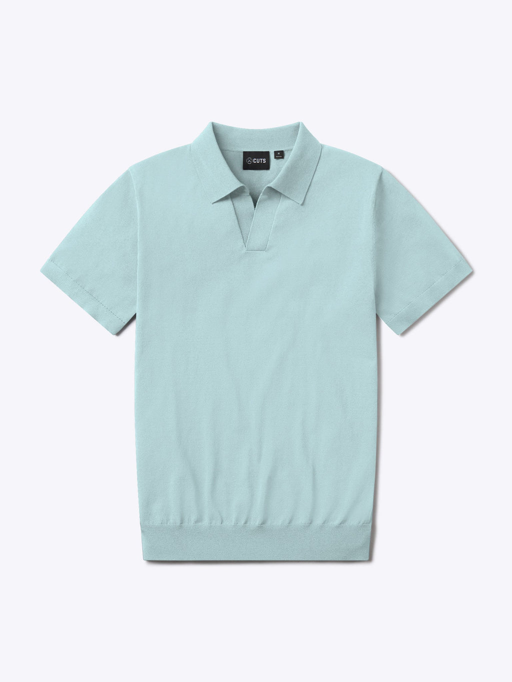 Riviera Knit Polo | Sterling Blue Signature-Fit