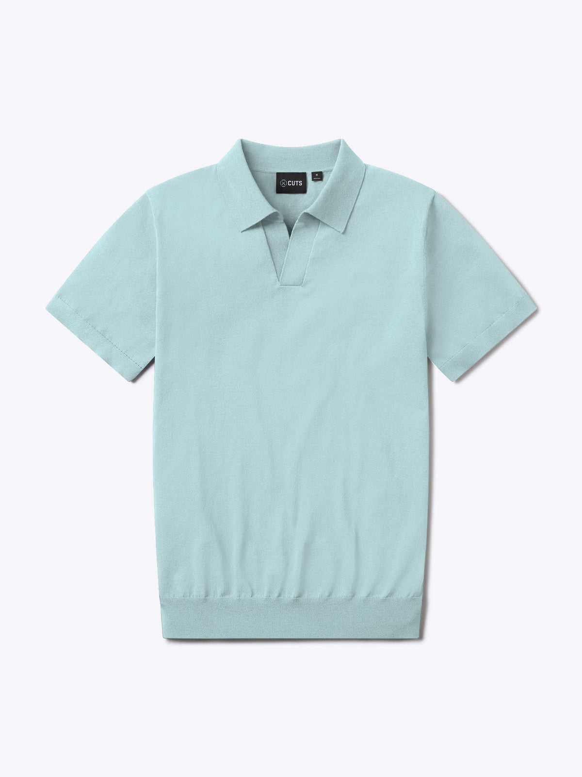 Riviera Knit Polo | Sterling Blue Signature-Fit