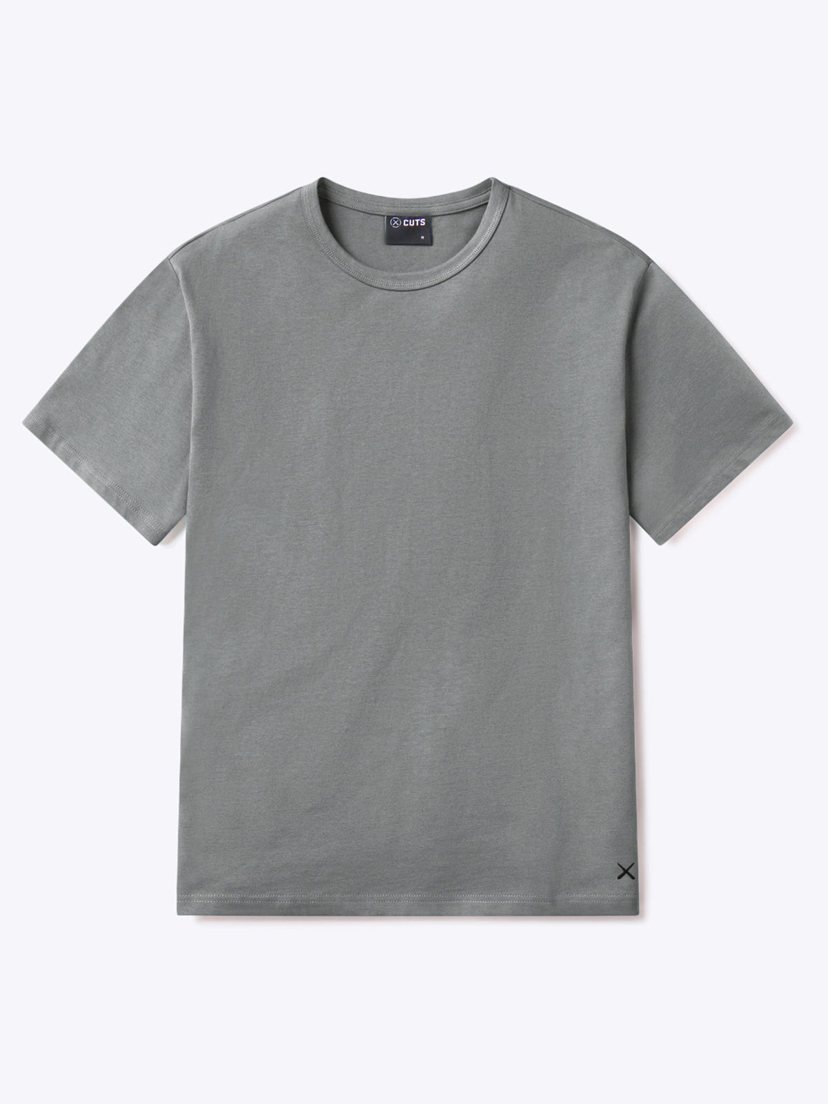Overtime Oversized Tee | Charcoal Relaxed-Fit