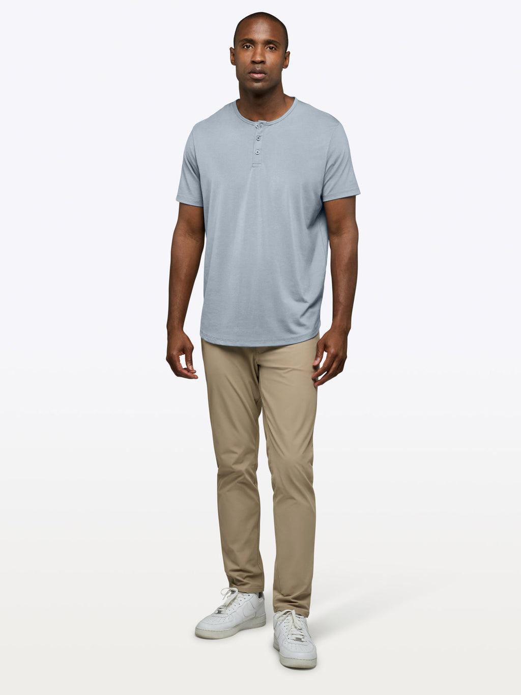AO Henley Curve-Hem | Stratus Signature-fit PYCA Pro®
