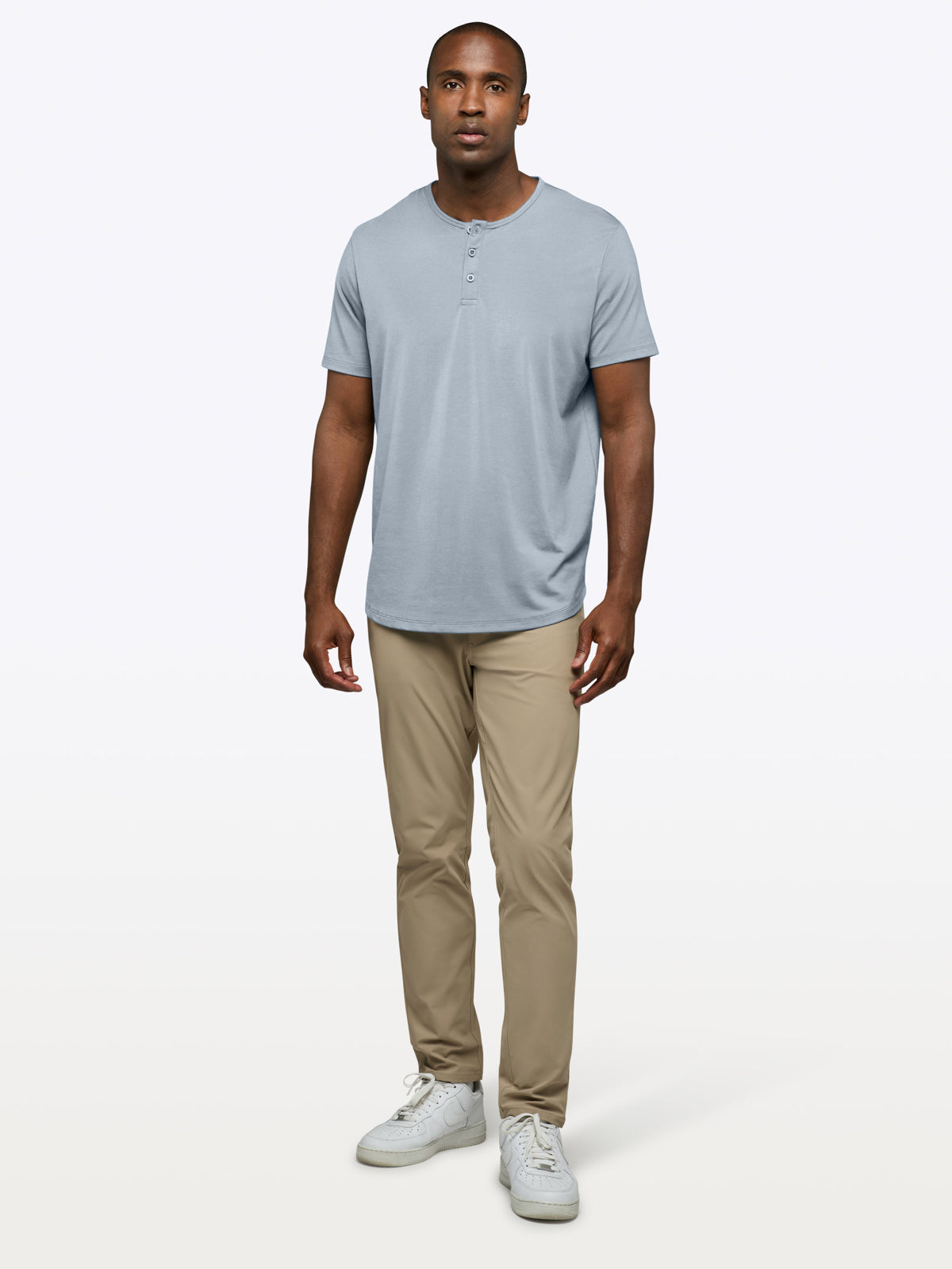 AO Henley Curve-Hem | Stratus Signature-fit PYCA Pro®