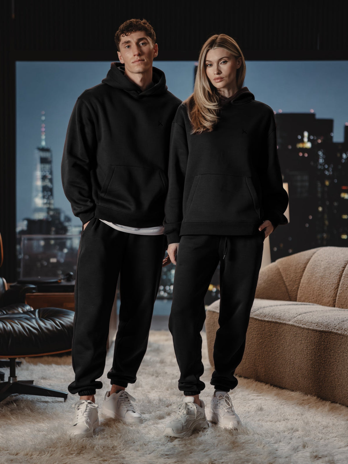 Divine Fleece Hoodie | Black Classic-fit