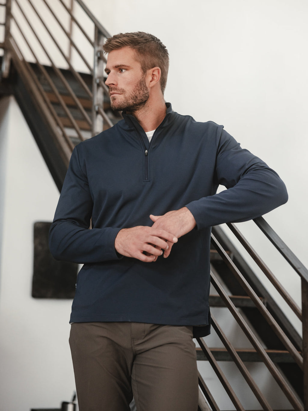 COZ Q-Zip | Iron Navy Signature-Fit